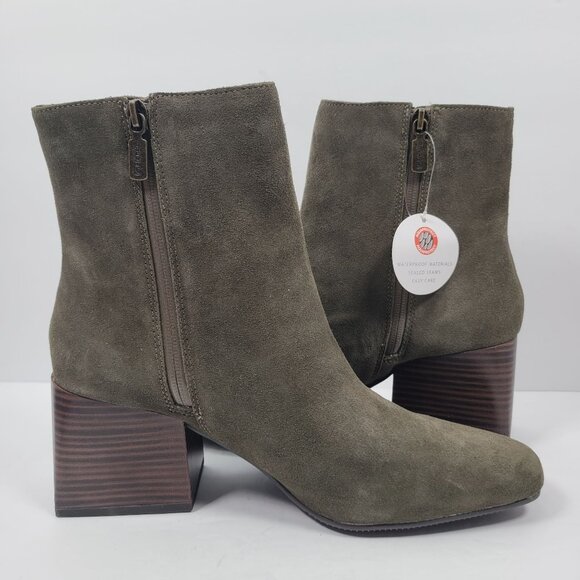 Blondo Scarlette Women's Green Waterproof Ankle Boots US Size 10M NWT - Picture 6 of 11